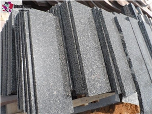 Dark Grey Granite Stairs & Steps, Natural Granite Stairs, Stair Risers, Granite Stiar Treads