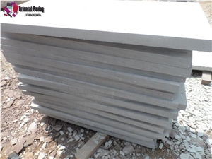 Honed Grey Sandstone Slabs & Tiles, Greyish White Sandstone Wall Covering