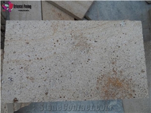 Teak Wood Sandstone Tiles & Slabs, Yellow Sandstone Tiles & Slabs