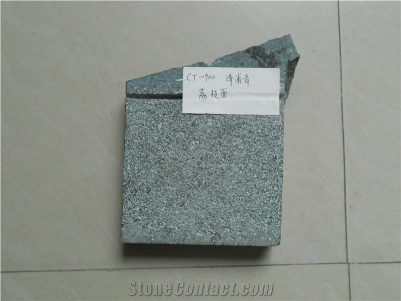 G612 Chinese Dark Green Granite /Basalt Zhangpu /Frog Green/Ocean Green/Oliver Green Paving Stone,Chiselled Tiles,Slabs