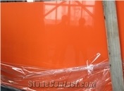 Pure Orange Quartz Stone Slabs & Tiles