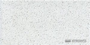 White Quartz Slab Ice Grain Quartz Stone Nv3050