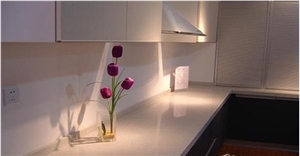 White Quartz Stone Kitchen Countertops, Quartz Stone Bar Tops, Solid Surface Kitchen Tops