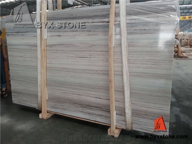 Gold Sand Wood Granite Slab for Tile and Countertop