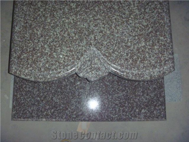 G664 Granite Poland Style Tombstone
