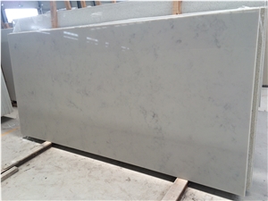 Bianco Carrara Quartz Stone Slab for Building Stone