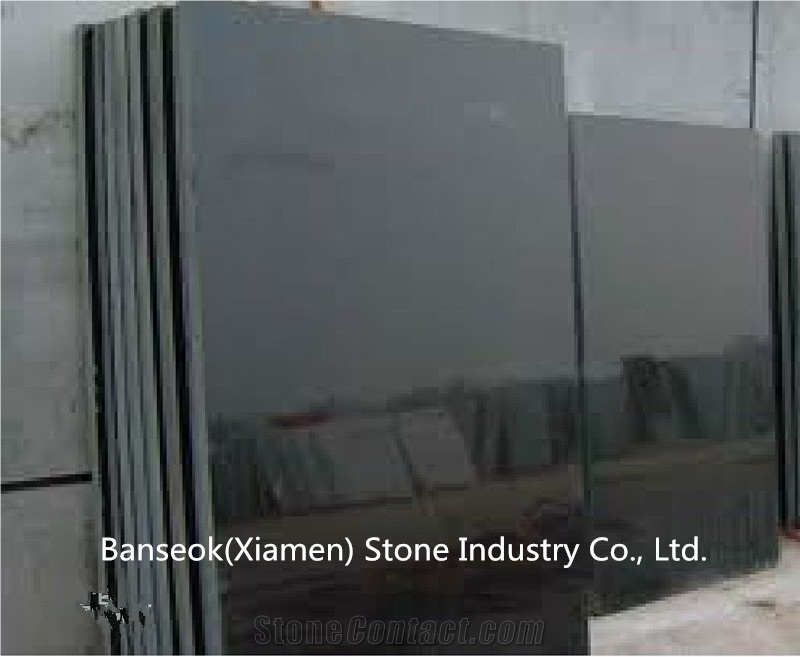 Fengzhen Black Granite Slabs & Tiles, China Pure Black Granite