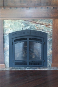 Fireplace Design with Various Materials