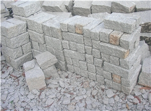 Cube Granite Stone Viet Nam, White Granite Cube Stone & Pavers