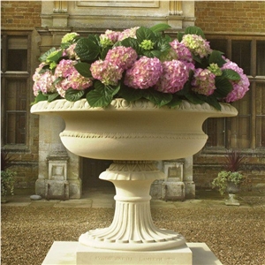 Beautiful Design Granite Flower Pot for House Garden Decoration
