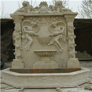 China Grey Granite Modern Sculptured Natural Stone Fountains for Outdoor Decoration, Brown Marble Fountain