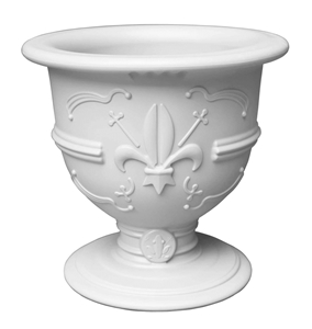 China White Marble Planter Pots with Beautiful Carving Flower Pots