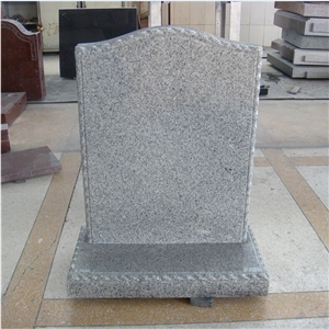 G603 Granite Ogee Shape Headstones Rope Design Tombstone