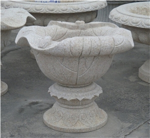 Special Desigh Flower Pot Granite Stone for Garden