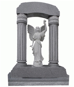 Column Headstone Granite Monument New Design
