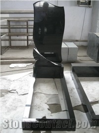 High Polished Headstone Granite Monument with Kerb