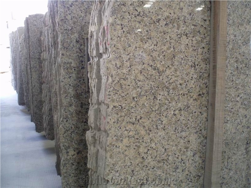 Butterfly Yellow Granite Slabs & Tiles, Yellow Granite Walling/Flooring