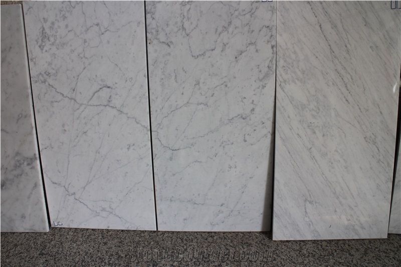 Carrara White Tile, Marble Tile, Carrara White Slab, Carrara Zebrino White Marble