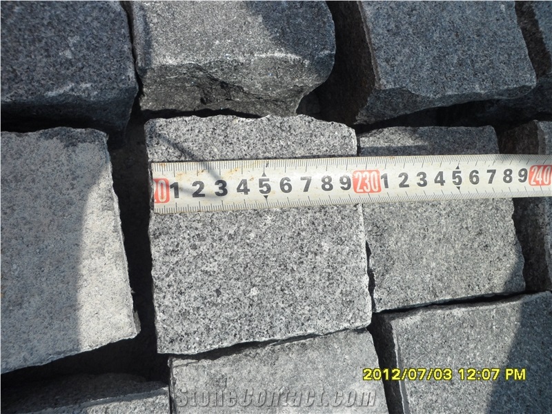China Grey G654 Granite Cube Stone