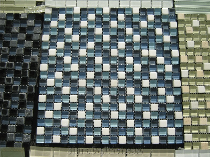 China Multicolor Glass Mosaic Tiles