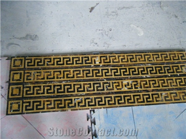 China Multicolor Marble Waterjet Medallion,Waterjet Medallion Tiles,Waterjet Pattern,Waterjet Medallion Indoor