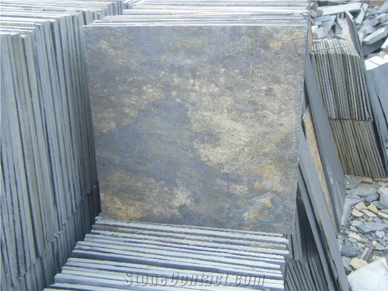 China Multicolor Slate Tiles & Slabs for Wall Cladding, Chieses Cheap Walling tiles