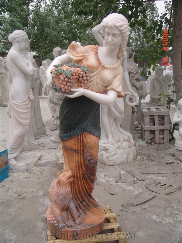 China White Marble,White Sculpture,Multicolor Marble Human Sculptures & Statues, Western Style Sculpture, Design Various Of Style Sculptures & Statues