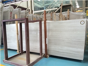 China White Wood Marble,Polished Wooden White Tiles/Cut-To-Size,Slabs/Blocks,Floor Covering/Wall Cladding,Quarry Owner