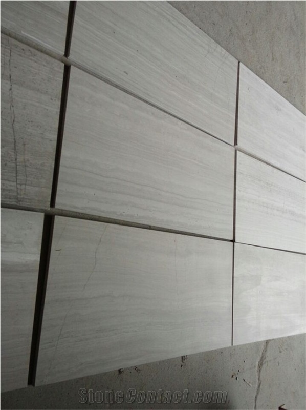 China Wooden White Vein,White Wood Vein,White Serpegiante Slabs & Tiles, Wooden White Vein White Marble Slabs & Tiles