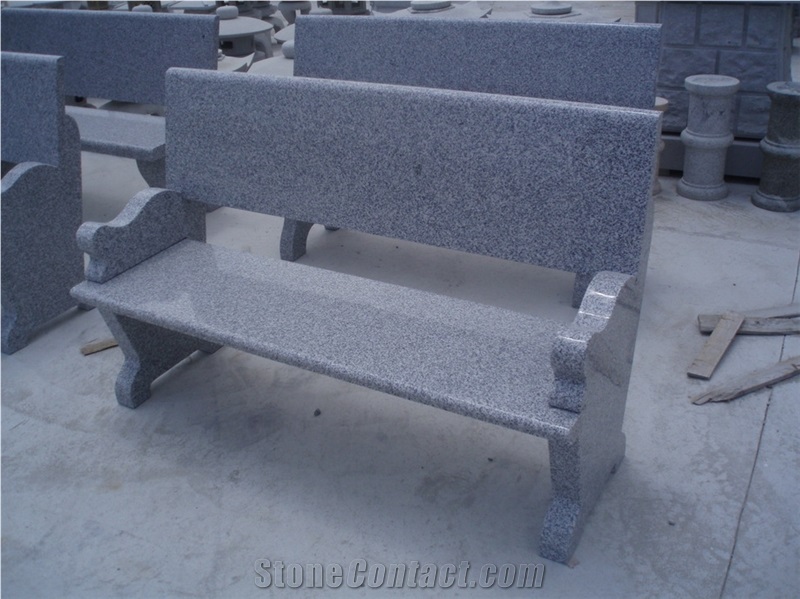 G603 Granite Bench,Sesame White Bench,G603 Table,Grey Granite Table,Granite Garden Bench,Outdoor Bench,China Granite Garden Bench