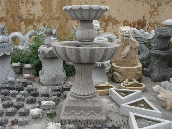 Granite Water Fountain,Pink Granite Water Fountain,Wellest Exterior ...