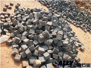Grey Basalt Cube Stone & Paver,Basalt Cobble,Andesite Pietroasa Cube,Grey Basalt Paving Stone