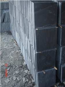 Montauk Black Slate Slabs & Tiles, Brazil Black Slate