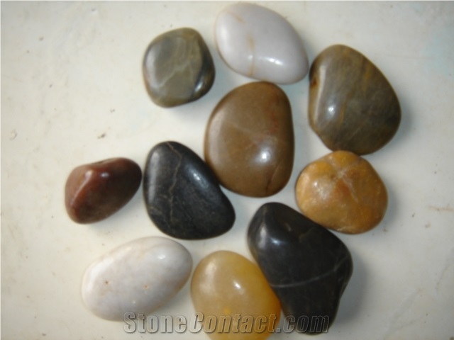 Multicolor Marble Pebble & Gravel,River Stone,Mixed Pebble Stone