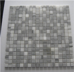Natural Marble Mosaic, Grey Color Marble Mosaic