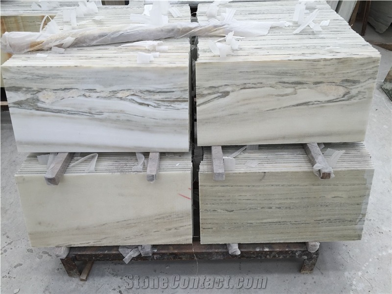Ocean White Marble Tile Slabs,Polished from China - StoneContact.com