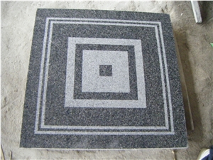 Padang G654 China Dark Grey Granite Floor Covering Tiles ,Wall Tiles, Sandblasted Black Granite Tiles