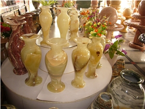 Vase Marble, Onyx Vase, Polished Vase