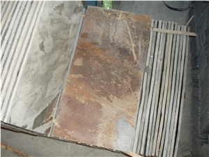 Yellow Slate Tiles and Slabs, China Beige Slate Flooring Tile,Roofing Tile