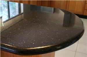 Black Galaxy Granite Kitchen Countertops/Worktops