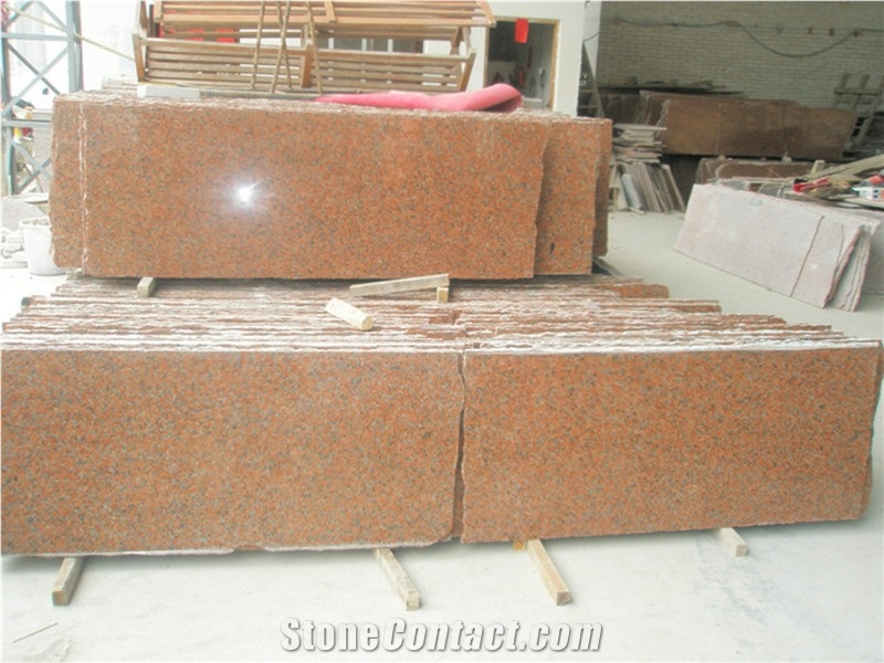 China G562 Red Granite Tiles,Maple Red Granite,China Polished G562 Red Granite Product