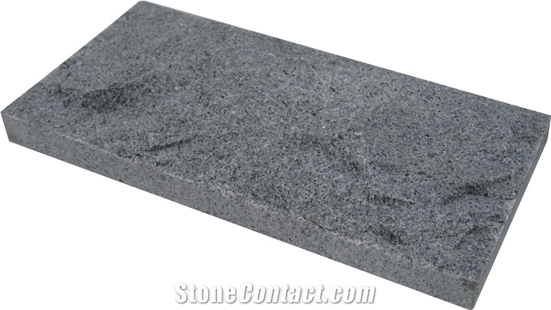 China Grey G654 Impala Granite Wall Tiles Cladding, Padang Dark Grey Granite Natural Split Tiles