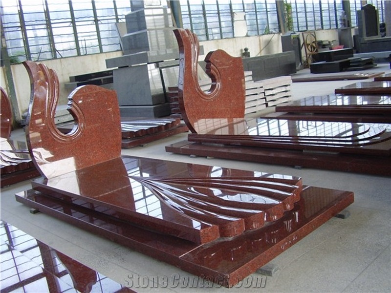 Tombstone & Monument Design,Indian Red Granite Monument,Imperial Red Tombstone,Carving Headstone,China Tombstone & Monument Supplier