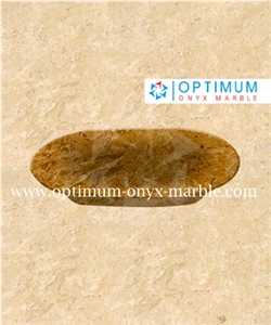 Marble Bathroom Accessories - Indus Gold Marble Soap Dish