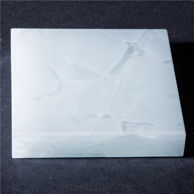 Translucent Melt Crystal Jade Stone China Multicolor Artificial Stone Tiles & Slabs for Tabletops