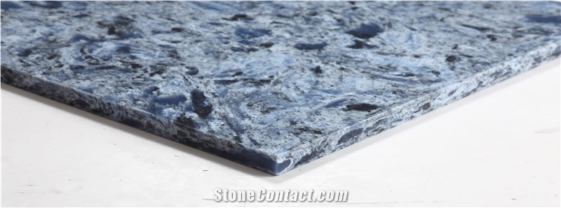 Blue Quartz Stone Kitchen Countertops