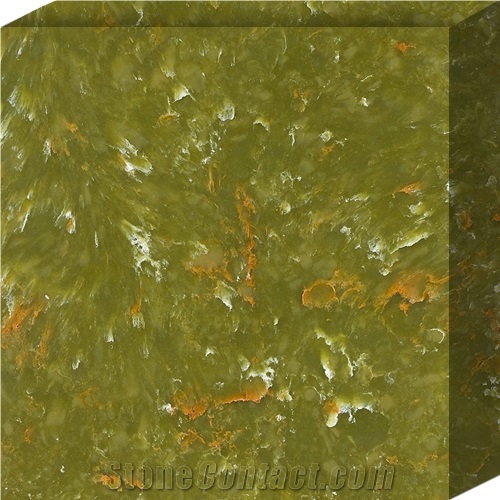 Onyx Green Quartz Stone Tiles for Kithcen Worktops Bench Tops Cambria Color