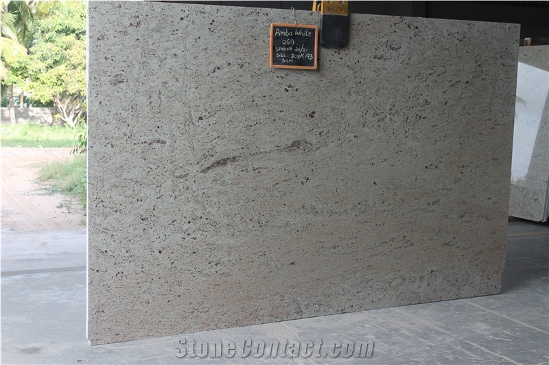 Granite Slabs, Amber White Granite India Tiles & Slabs