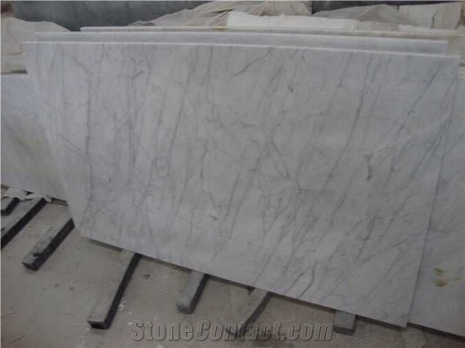 Bianco Carrara Marble Table Tops, Patio Table Tops, Round Table Tops