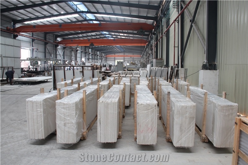 China White Quartz Tiles and Slabs, Engineered Stone